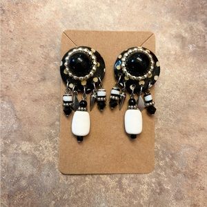 Vintage Mary Frances Clip-On Earrings